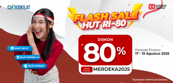 Promo Spektakuler! Hemat 80% Produk CloudKilat!